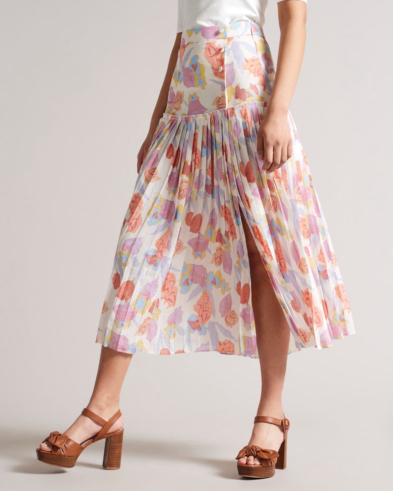 Ted Baker Faraahh Dropped Midja Midi Kjolar Dam Olika Färger | VAW-814029