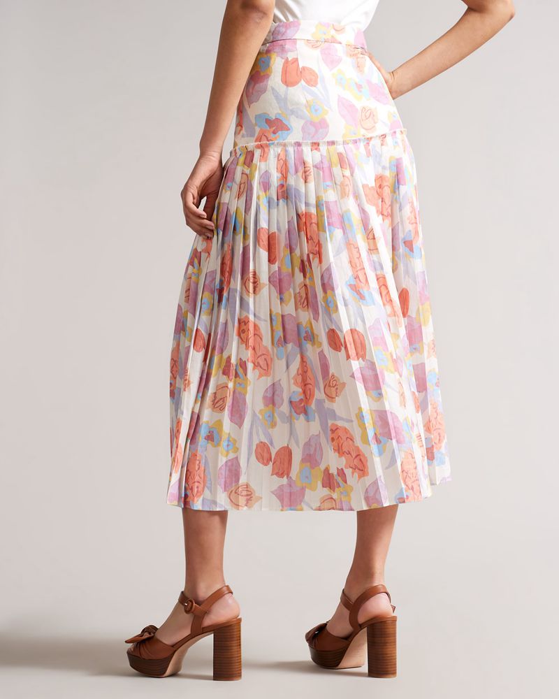 Ted Baker Faraahh Dropped Midja Midi Kjolar Dam Olika Färger | VAW-814029
