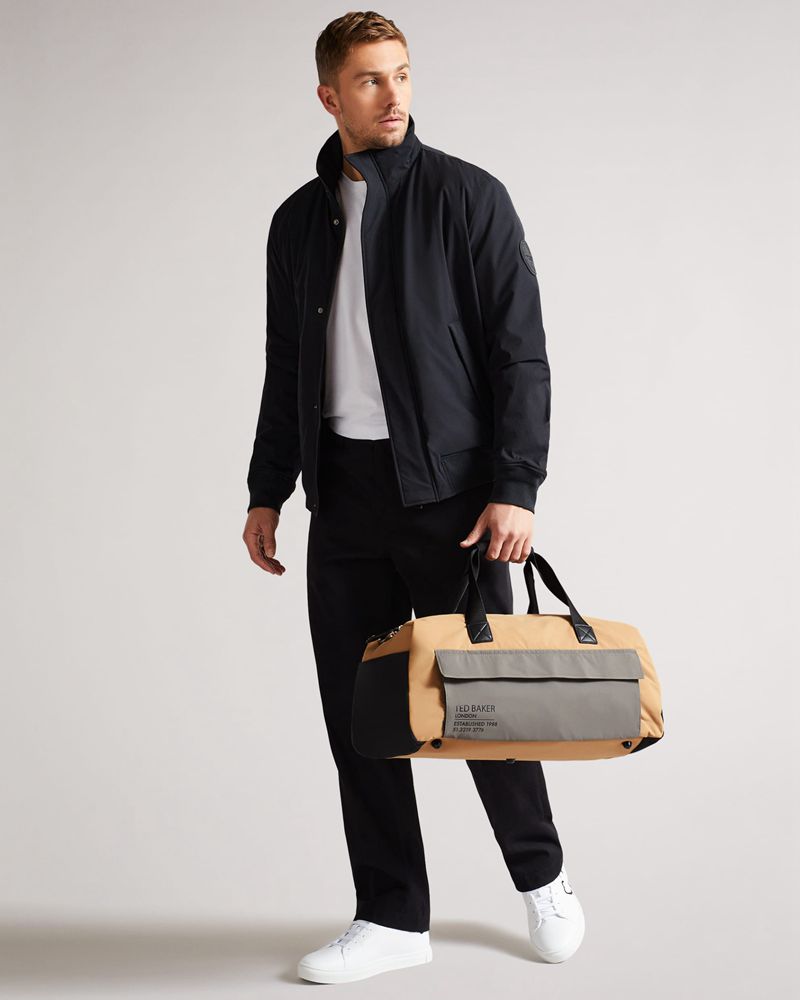 Ted Baker Fedwick Colour Block Weekendväska Herr Bruna | NPS-729568
