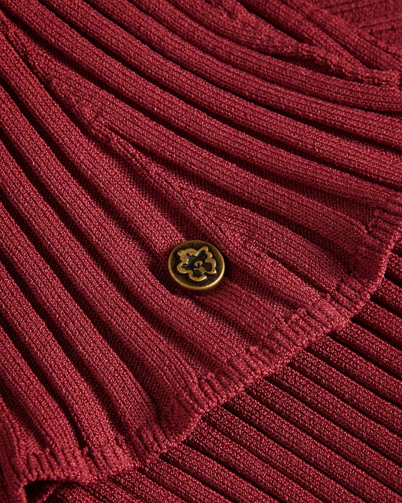 Ted Baker Feoniix Knitted Halterneck Blast Dam Rosa | LHD-403987