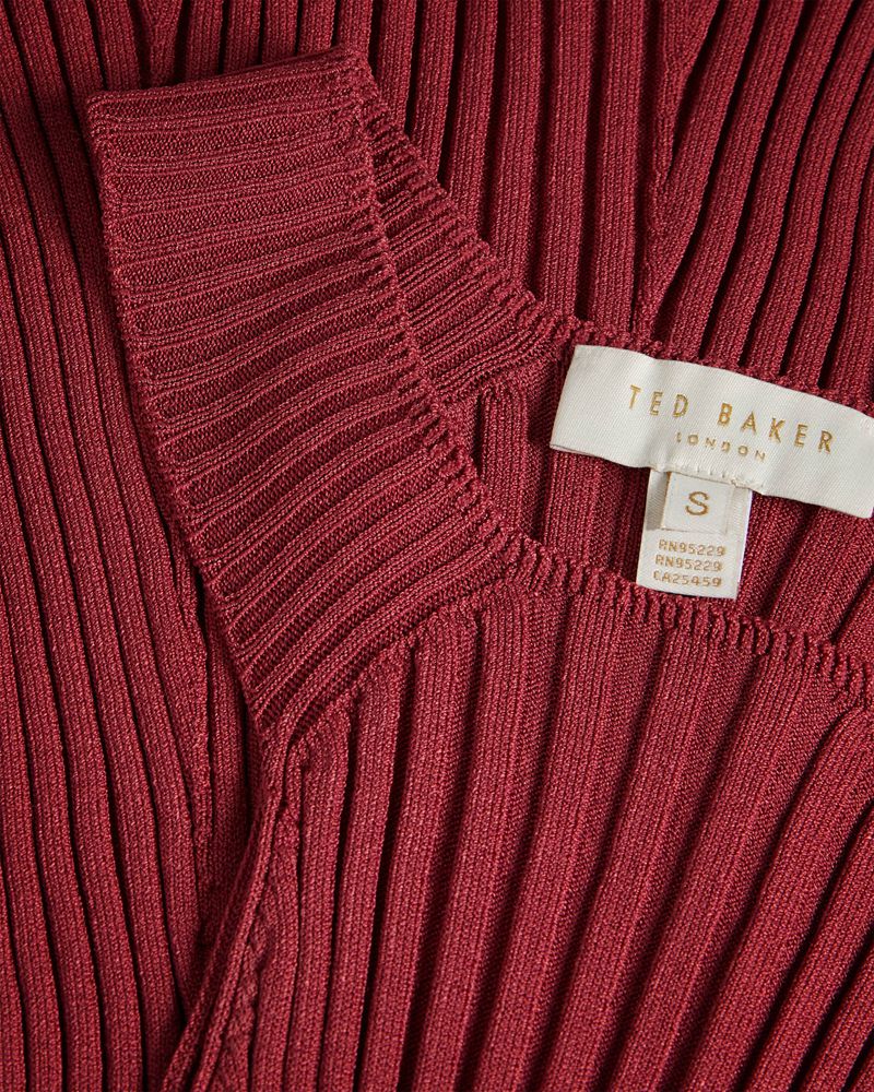 Ted Baker Feoniix Knitted Halterneck Blast Dam Rosa | LHD-403987