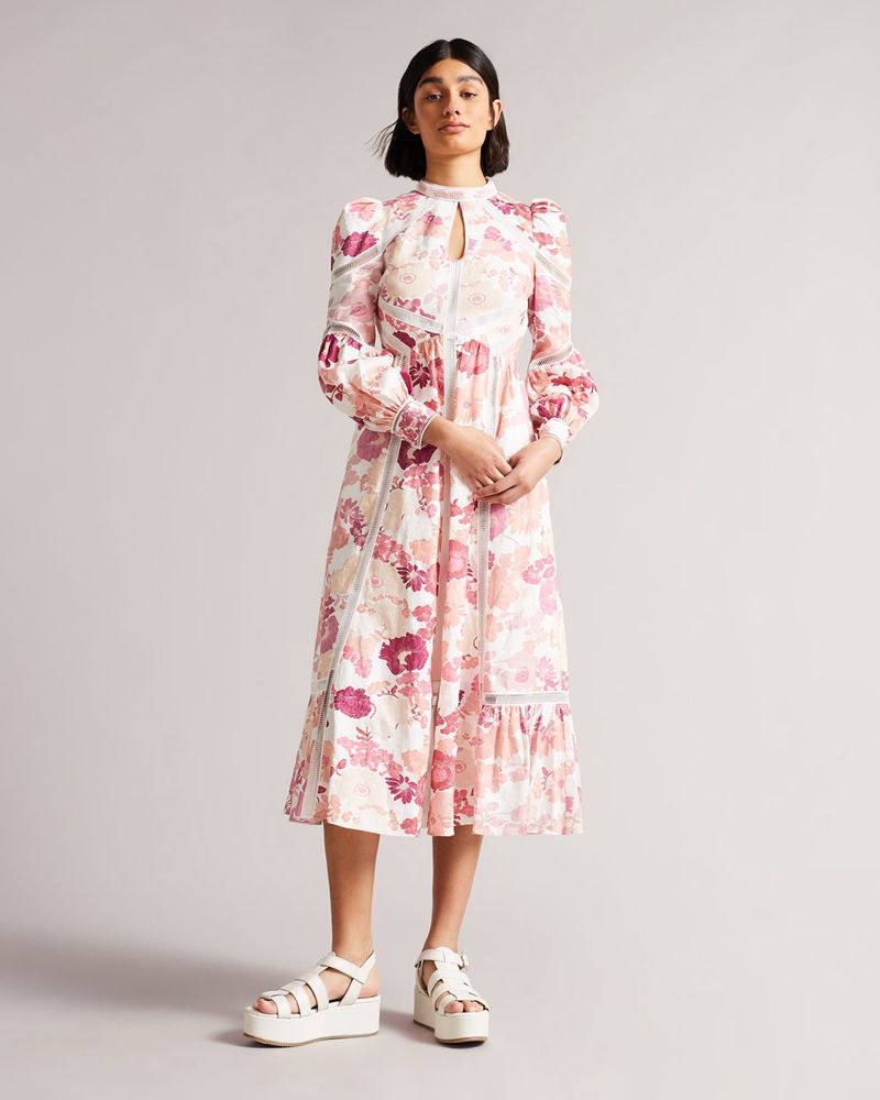 Ted Baker Ffayeta Läder Fisherman Platforms Sandaler Dam Vita | ICO-718956