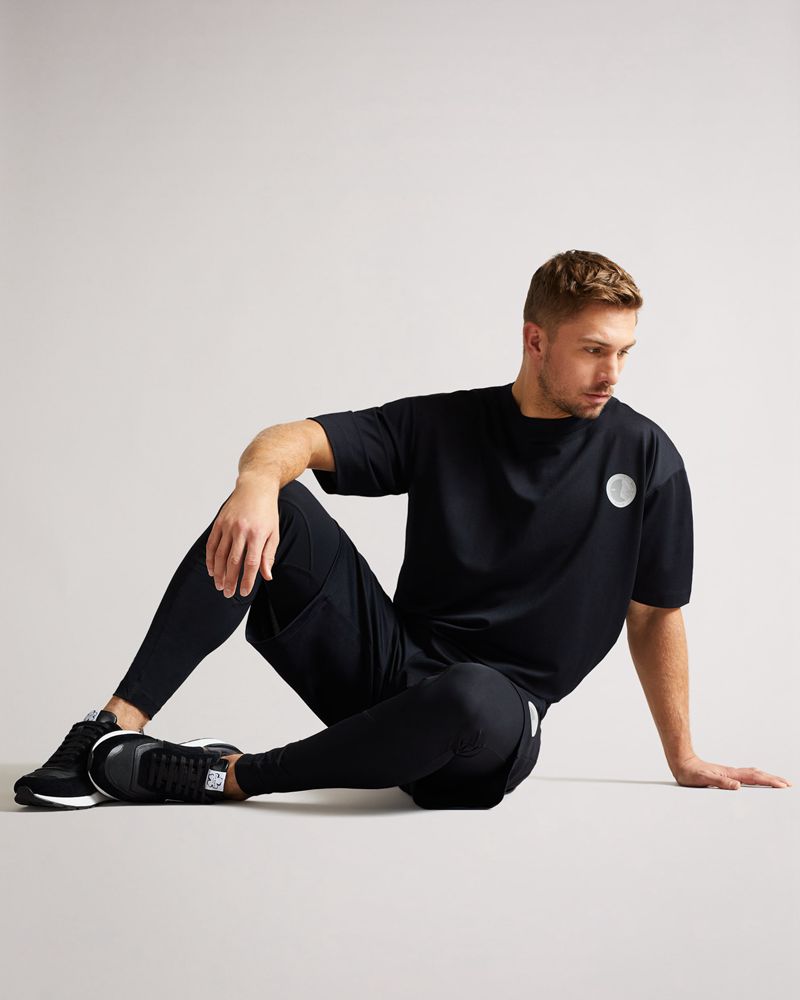 Ted Baker Fhilips Active Quick Dry s Byxor Herr Svarta | LUM-960524