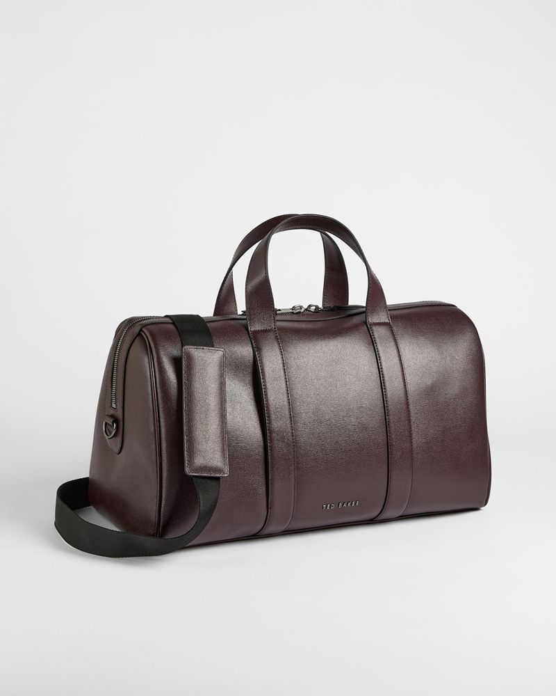 Ted Baker Fidick Saffiano Läder Väska Herr Röda | JRI-809632