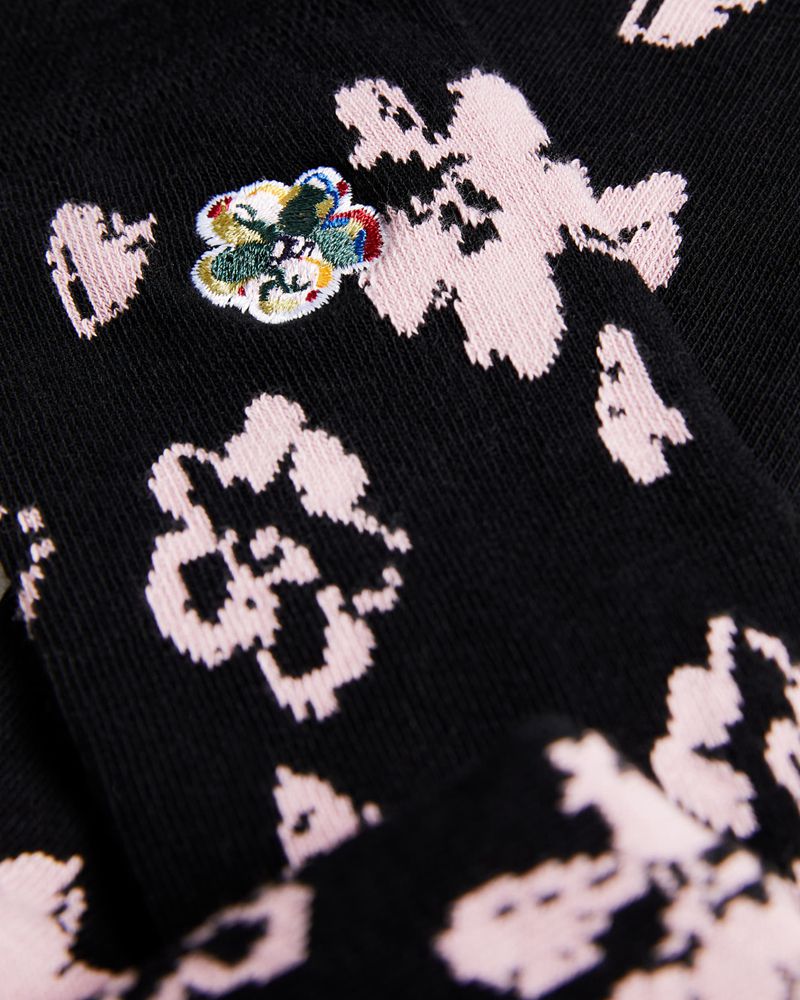 Ted Baker Flowtwo Flower Pattern Strumpor Herr Svarta | VEQ-814706