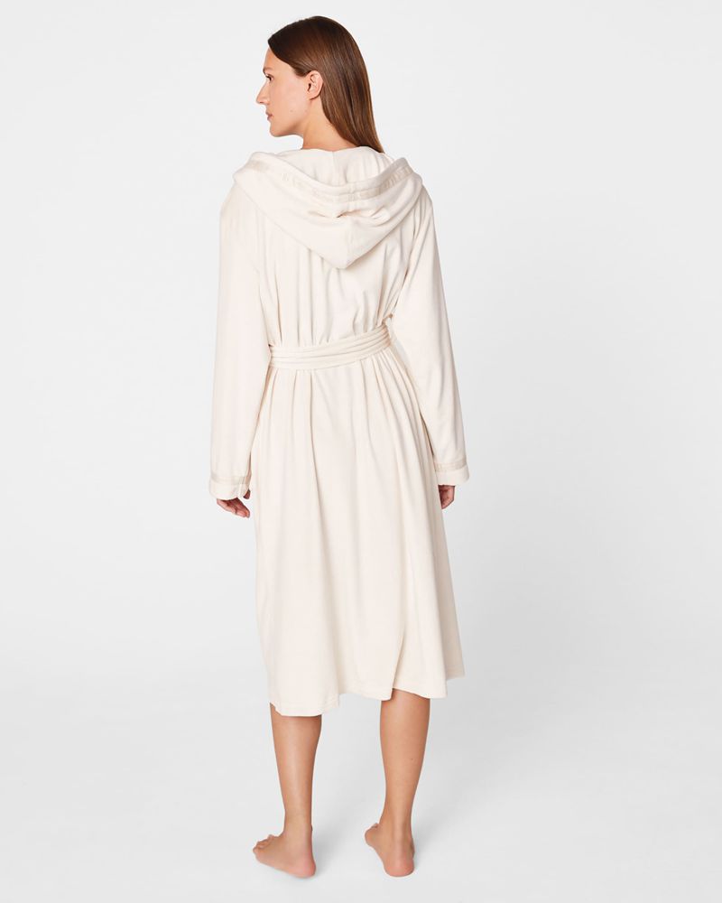 Ted Baker Fluret M19999 Cosy Robe Nattkläder Dam Vita | SVG-590186
