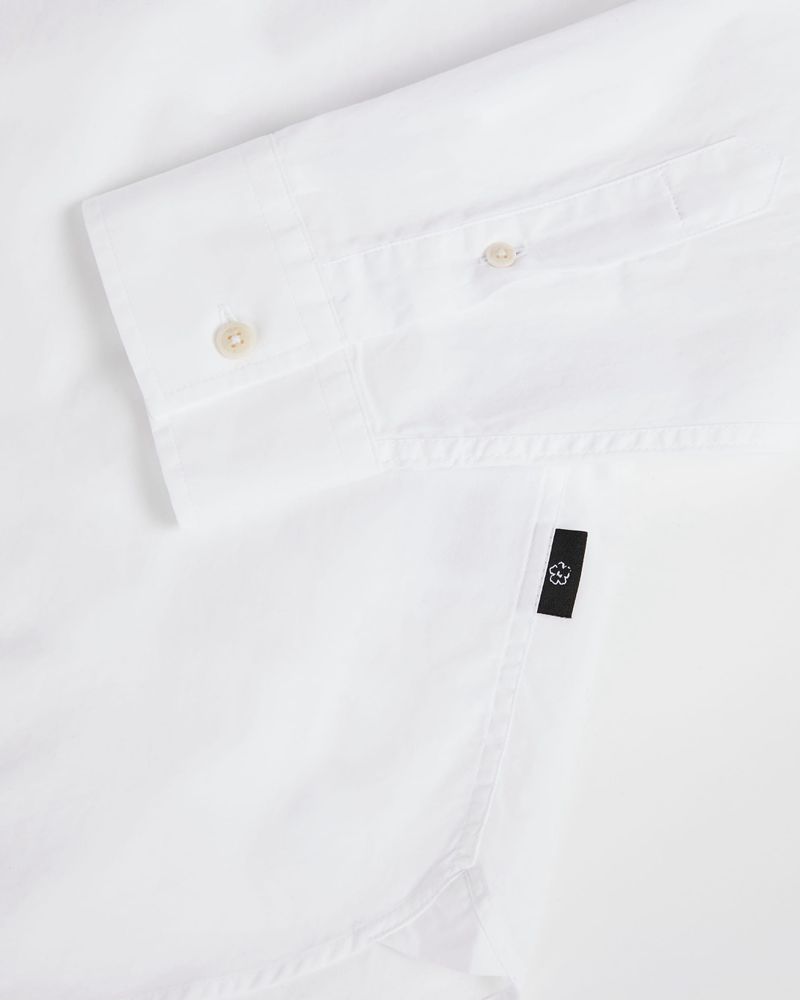 Ted Baker Fonik Poplin Skjorta Herr Vita | JZX-632471