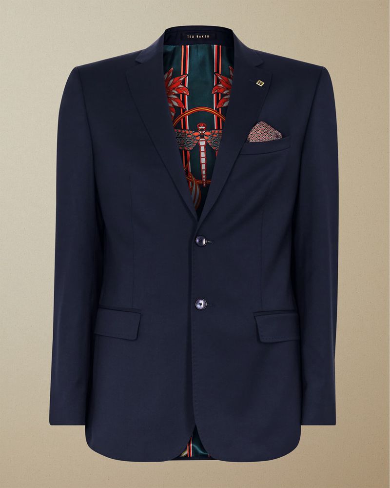 Ted Baker Francj Debonair Slim Fit Wool Kostymer Herr Marinblå | XPE-794201
