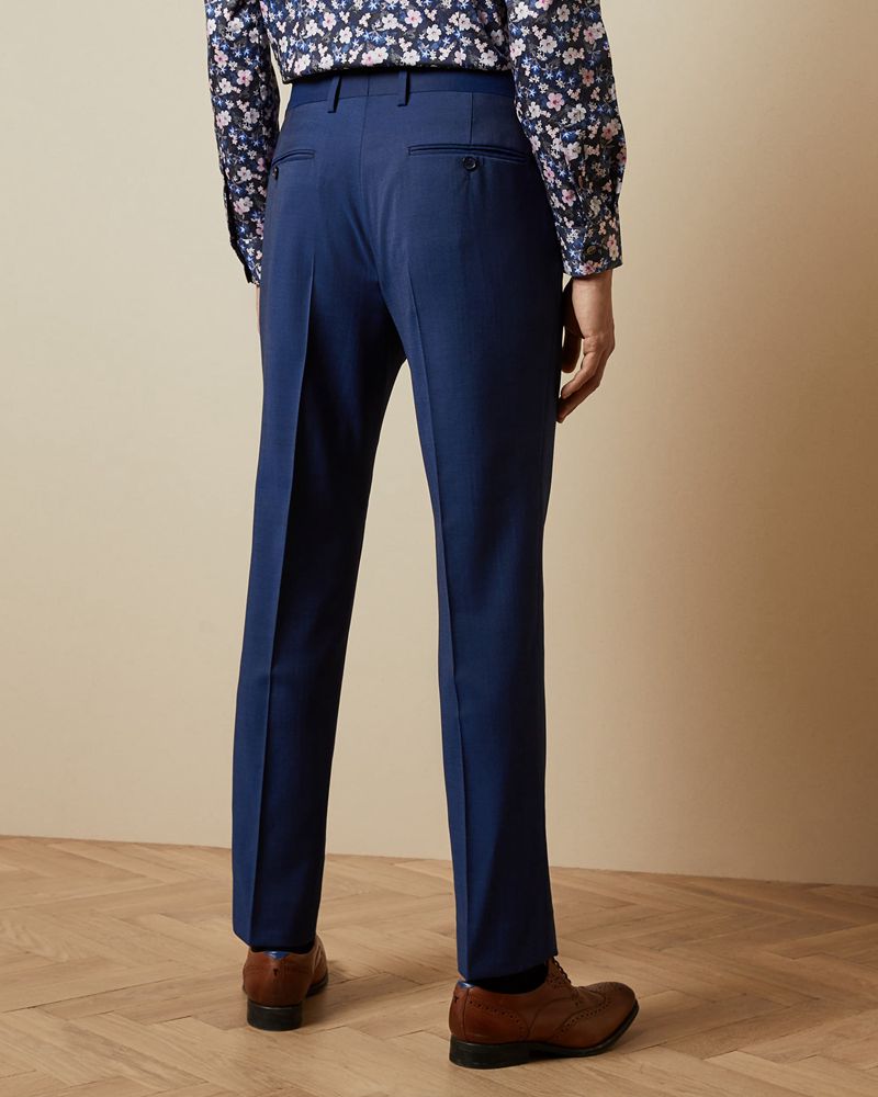 Ted Baker Franct Debonair Slim Fit Wool Kostymer Herr Blå | JVY-298674