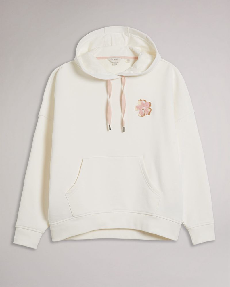 Ted Baker Frannie Magnolia Hoodie Blast Dam Vita | KRQ-284516