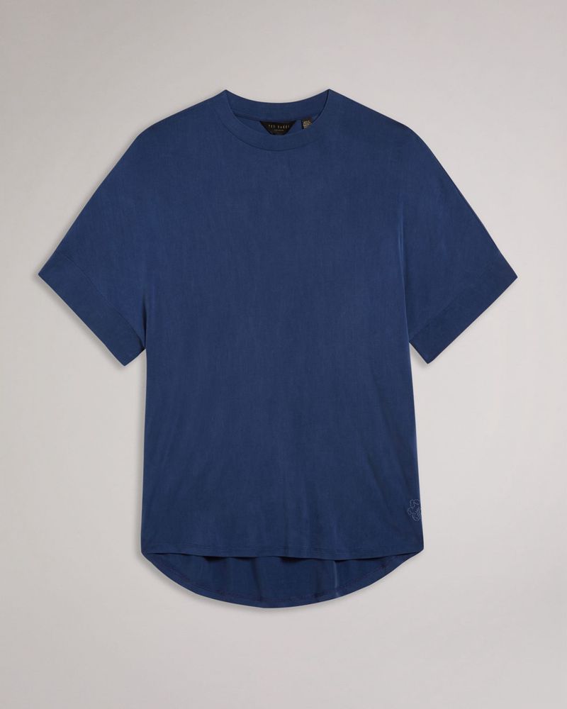 Ted Baker Freyyia Cupro Tee Blast Dam Blå | TMX-794065