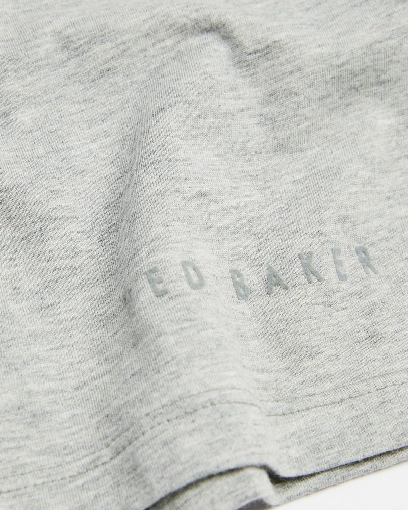 Ted Baker Funda Ss Regular Fit T Blast Herr Gray | KWQ-435672