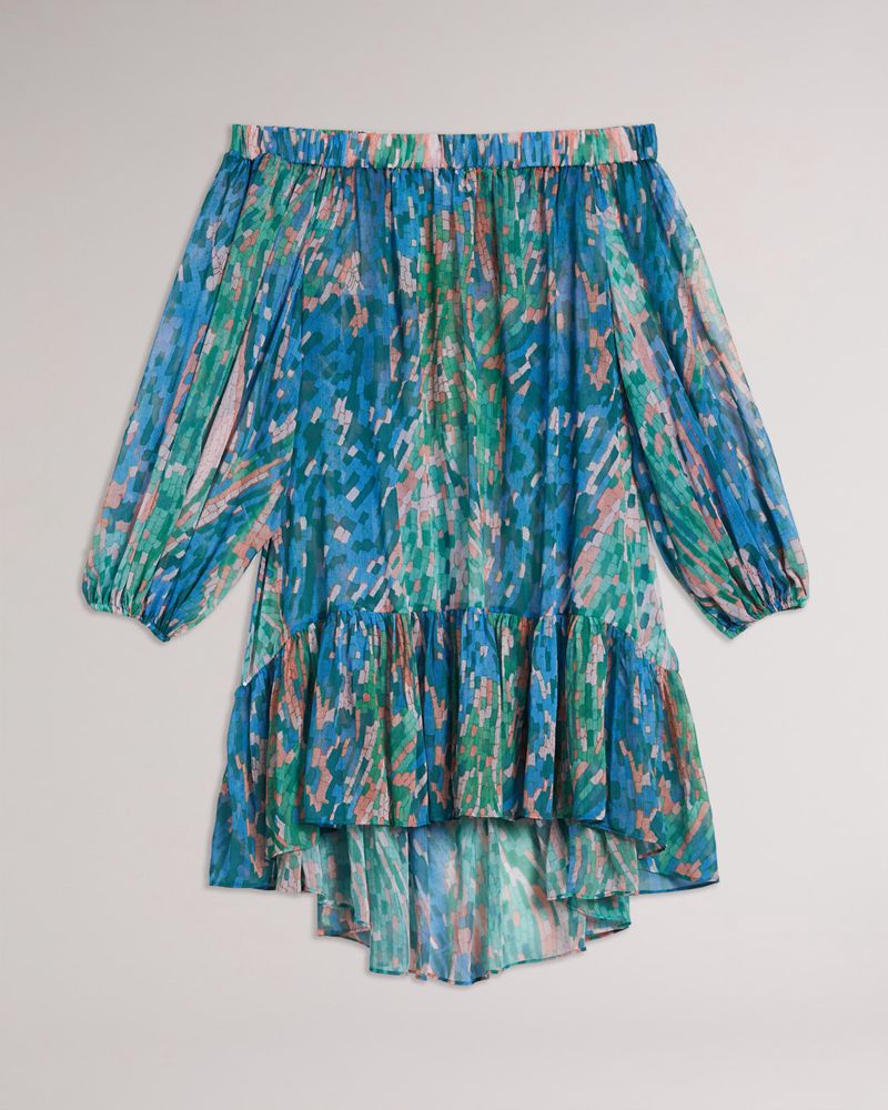 Ted Baker Galasia Off The Cover Up Badkläder Dam Blå | XNY-728415
