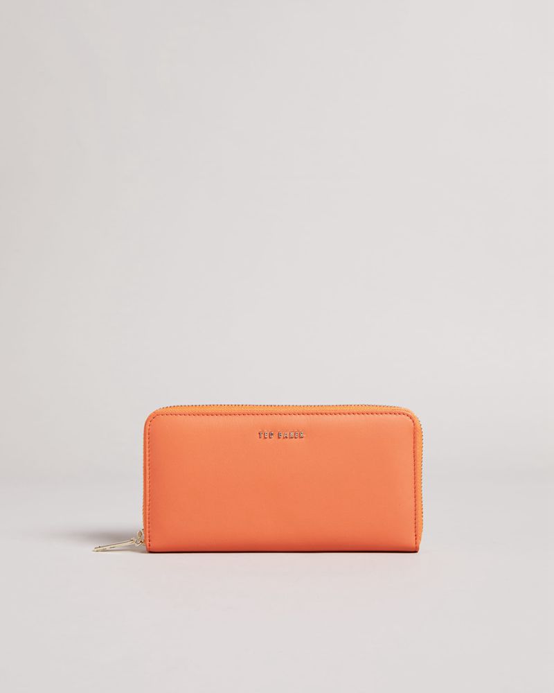 Ted Baker Garcey Large Zip Around Plånbok Dam Orange | LUT-567418