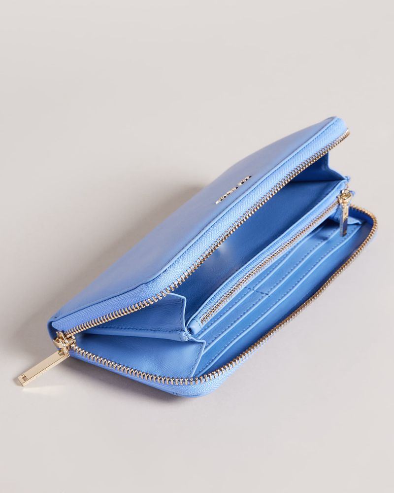 Ted Baker Garcey Large Zip Around Plånbok Dam Blå | UNX-495613