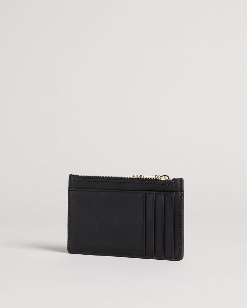 Ted Baker Garcia Zip Card Holder Plånbok Dam Svarta | XJB-650134