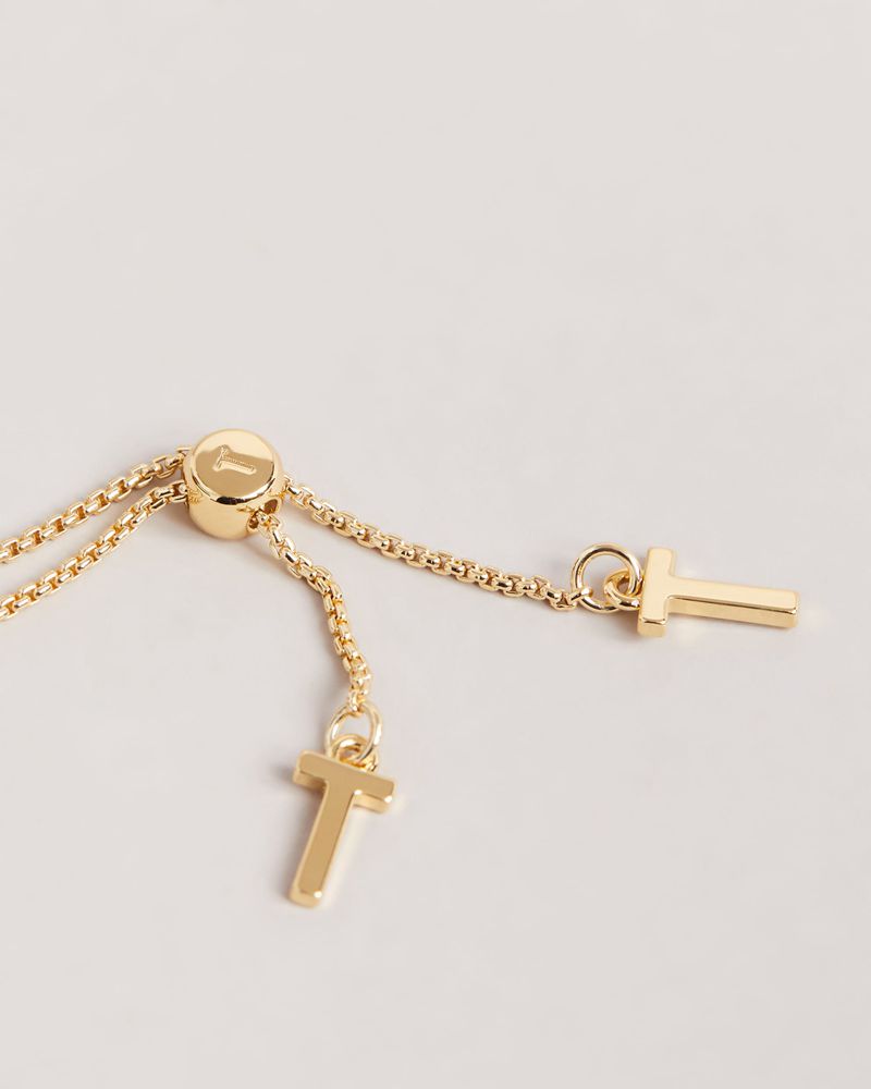 Ted Baker Gemkah Gem Bee Bracelet Smycken Dam Svarta Guld | CRD-271863
