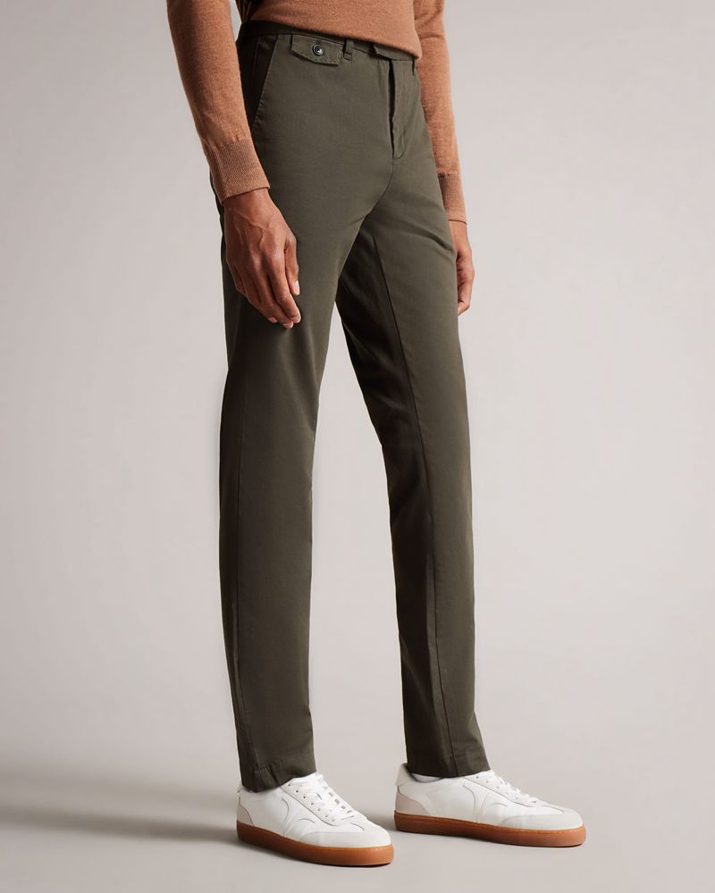 Ted Baker Genay Slim Chinos Kostymer Herr Khaki | SDA-186542