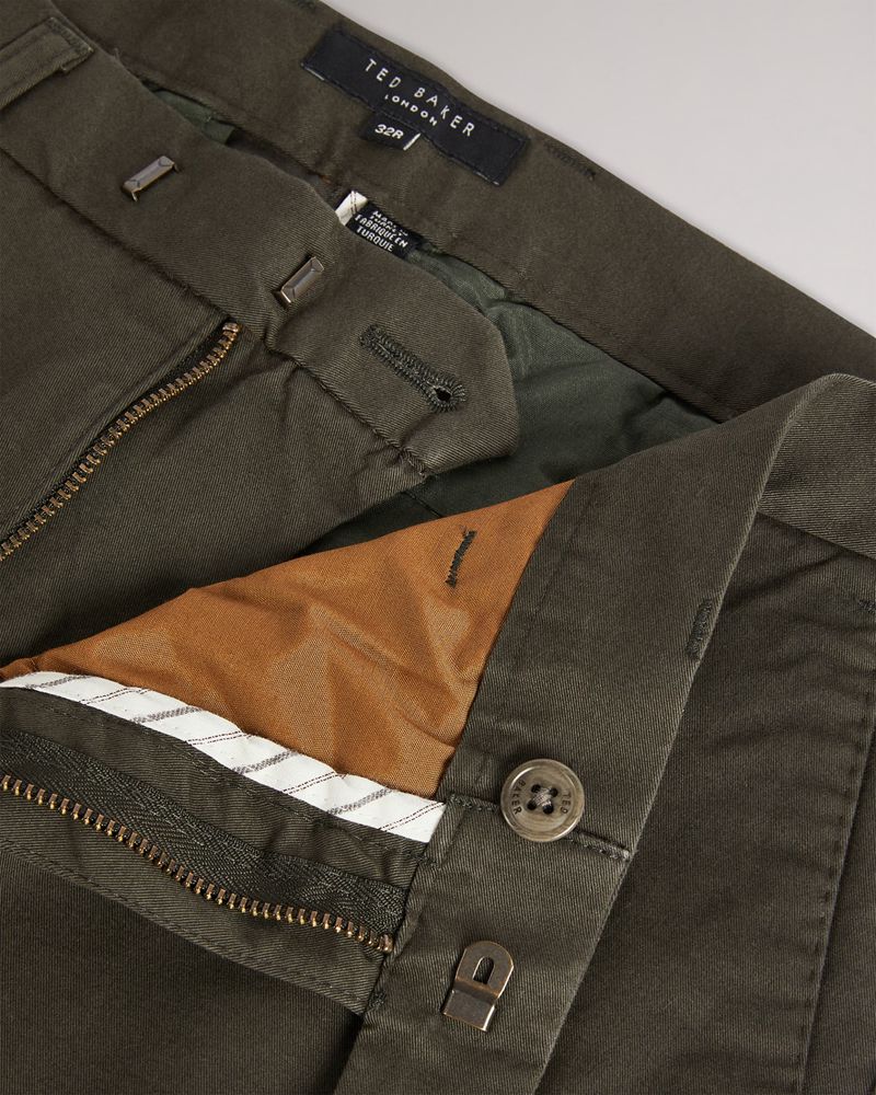 Ted Baker Genay Slim Chinos Kostymer Herr Khaki | SDA-186542