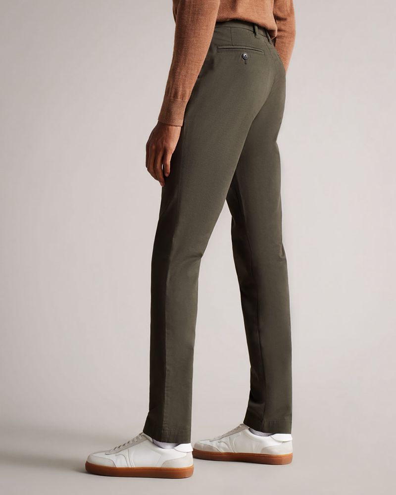 Ted Baker Genay Slim Chinos Kostymer Herr Khaki | SDA-186542
