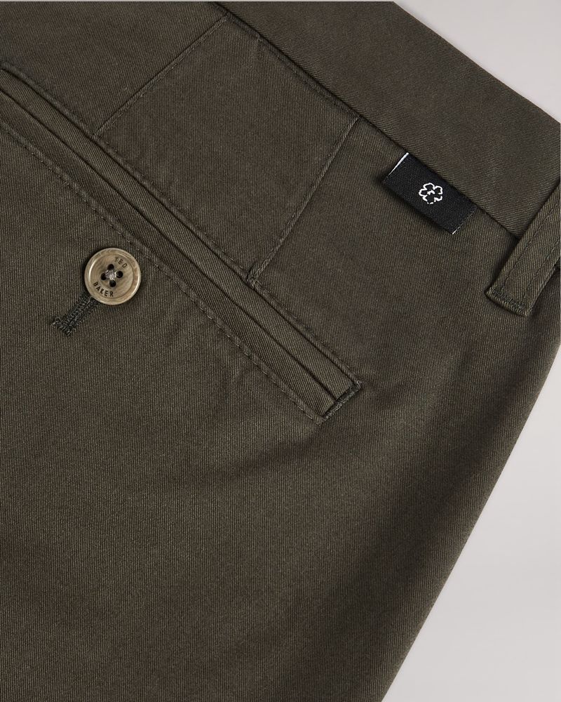 Ted Baker Genay Slim Chinos Kostymer Herr Khaki | SDA-186542