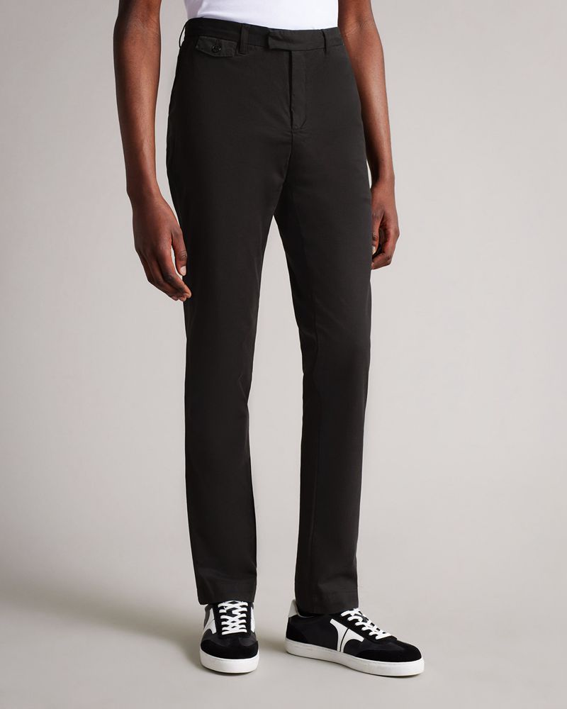 Ted Baker Genay Slim Chinos Kostymer Herr Svarta | WZM-976853