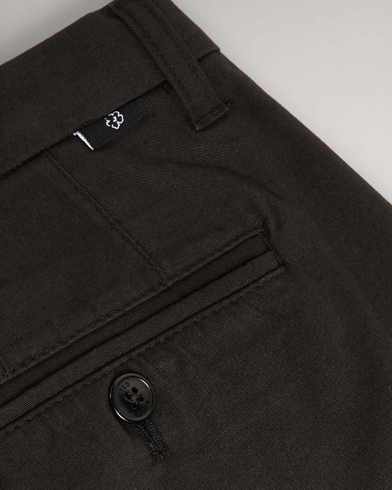 Ted Baker Genay Slim Chinos Kostymer Herr Svarta | WZM-976853