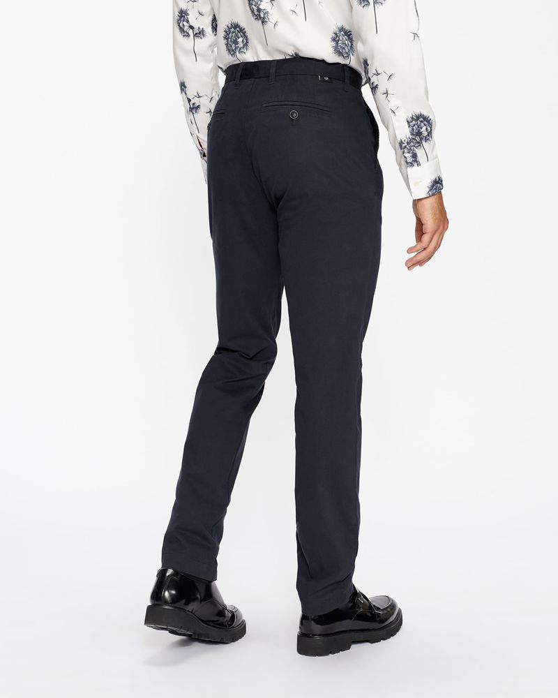 Ted Baker Genay Slim Chinos Kostymer Herr Marinblå | ZAQ-068392