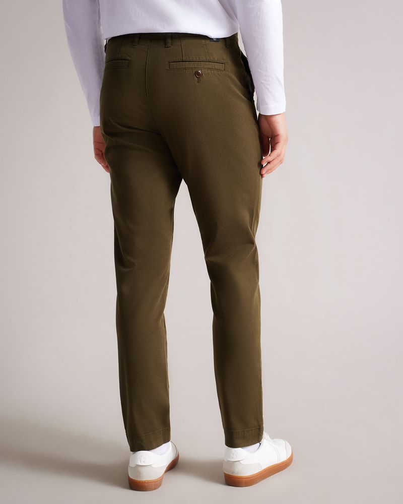 Ted Baker Genbee Vanliga Relaxed Chinos Kostymer Herr Khaki | KVF-714608