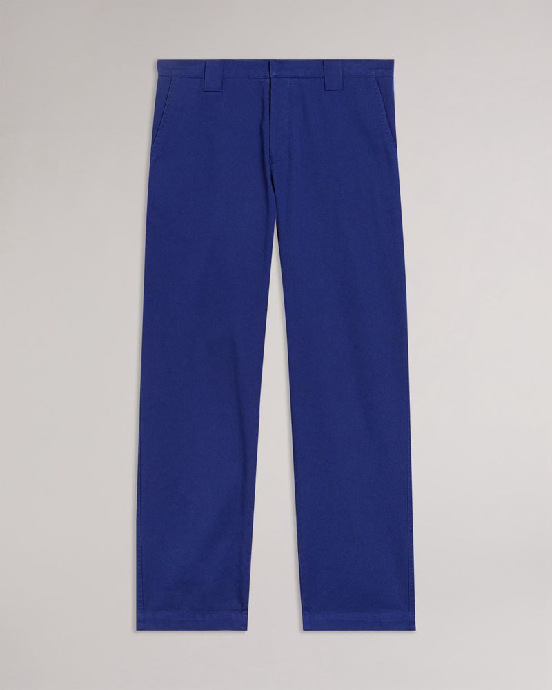 Ted Baker Gerlan Textured Byxor Herr Blå | HTQ-416285