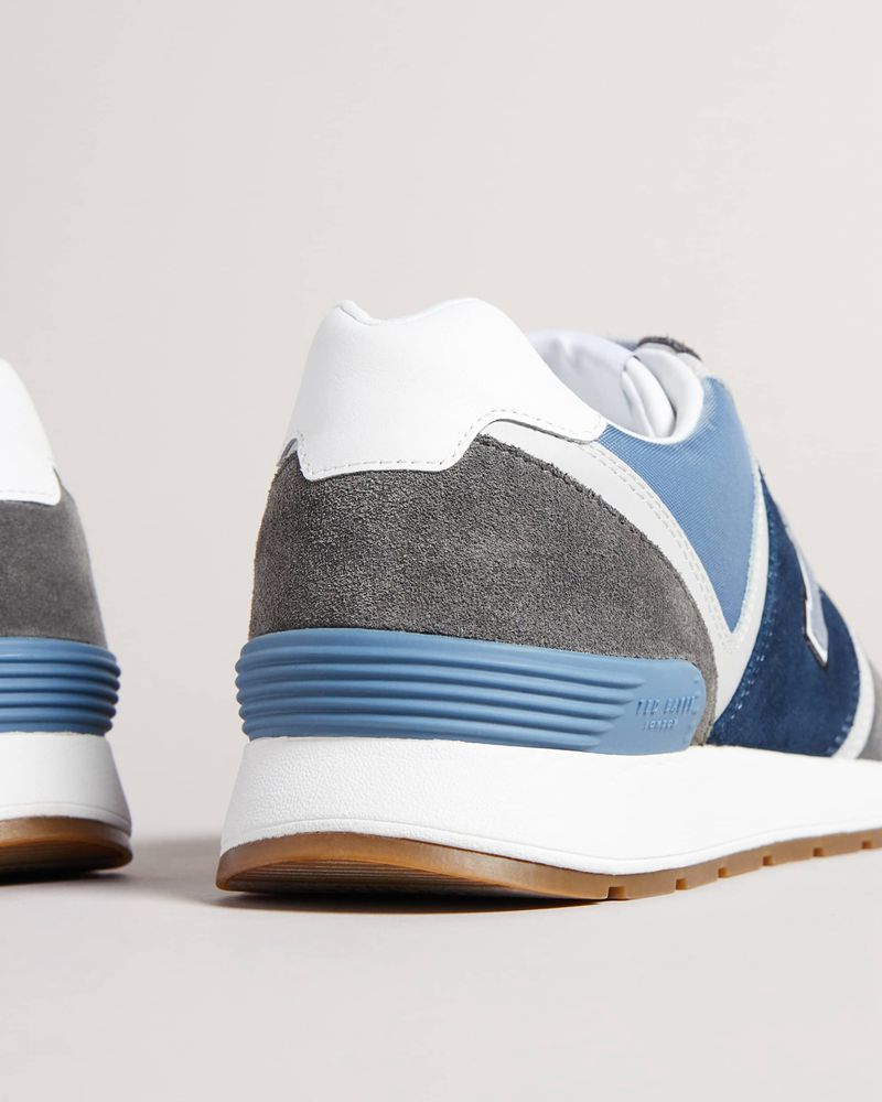 Ted Baker Gregory Retro T Runner Sneakers Herr Charcoal | UFI-567093