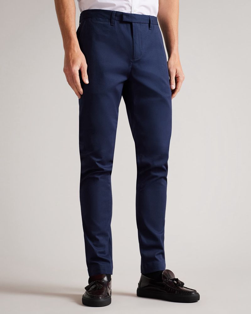 Ted Baker Gretton Byxor Herr Marinblå | KZY-809645