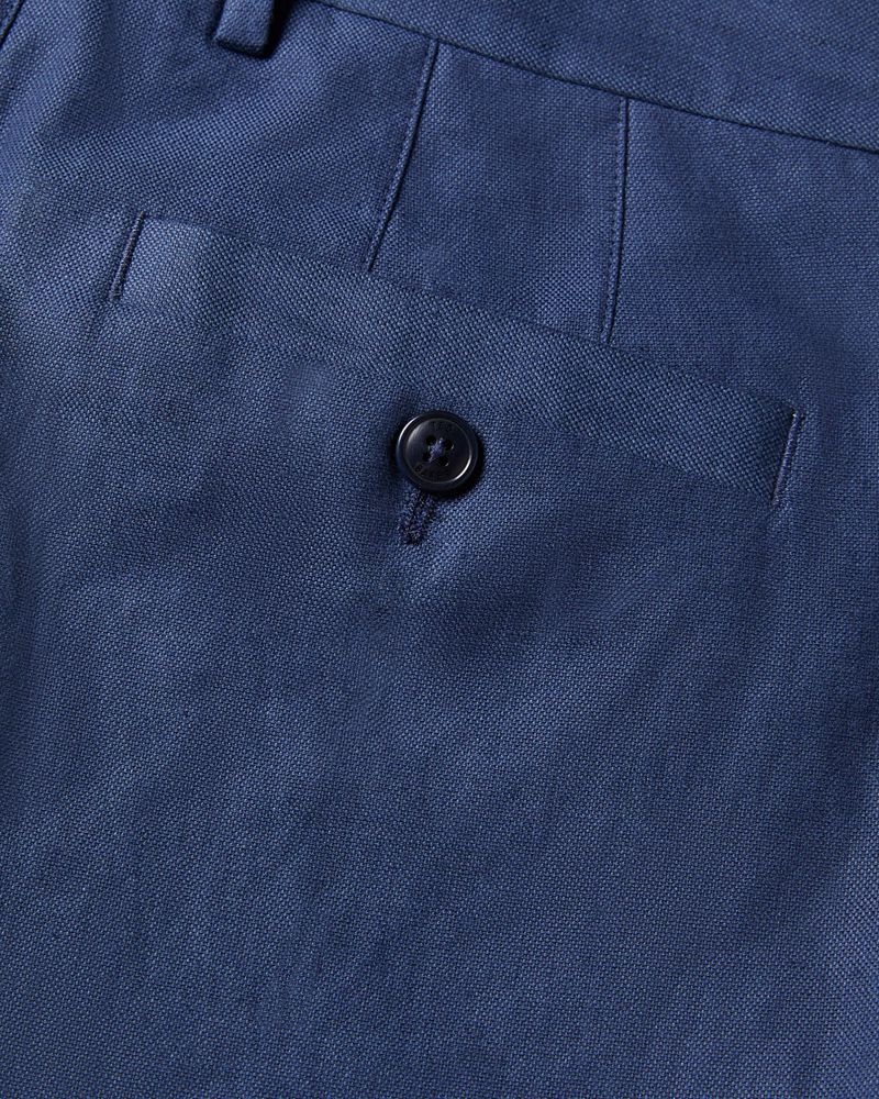 Ted Baker Grinton Linen Kostymer Herr Marinblå | QMC-276048