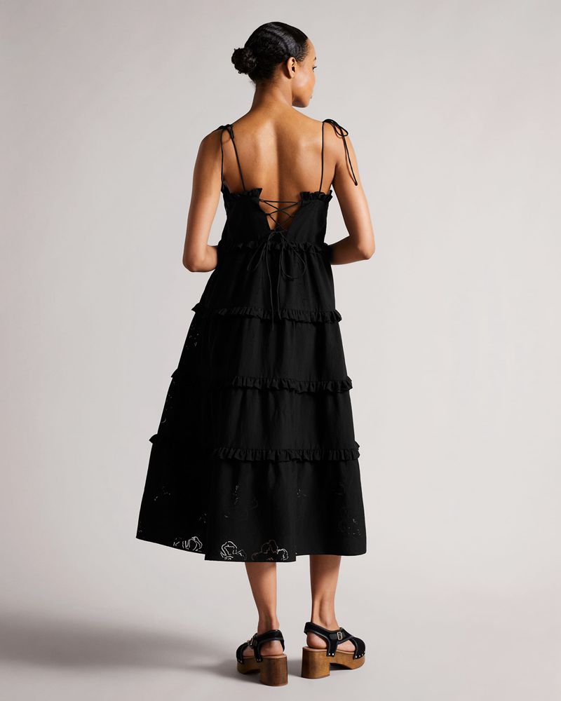 Ted Baker Hansi Klänning Dam Svarta | OKX-391582