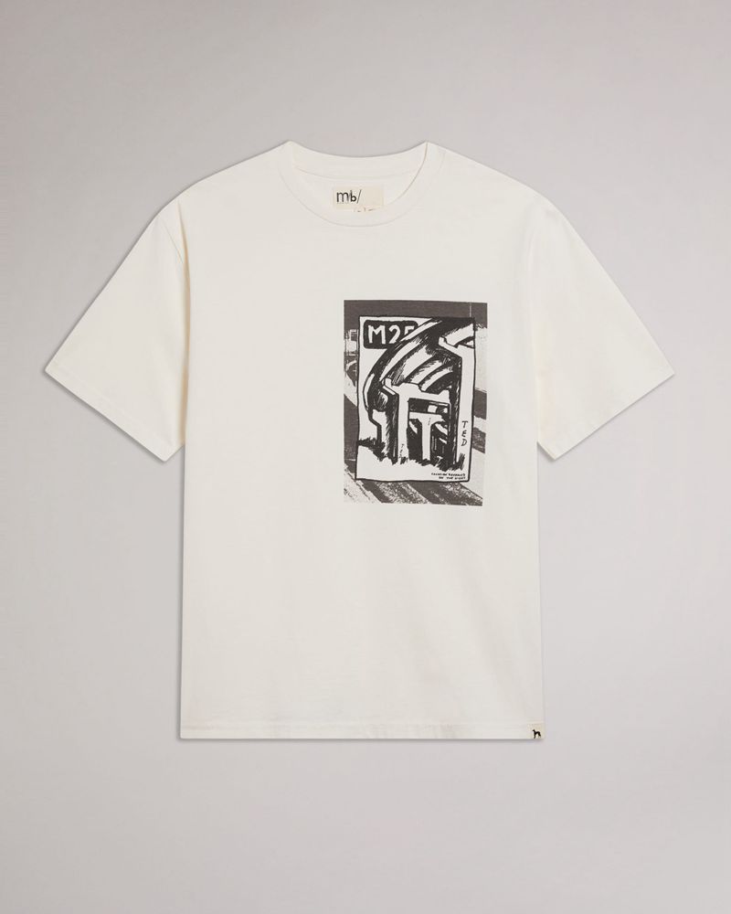 Ted Baker Harburn Mib M25 Tee Blast Herr Svarta | LJK-935048