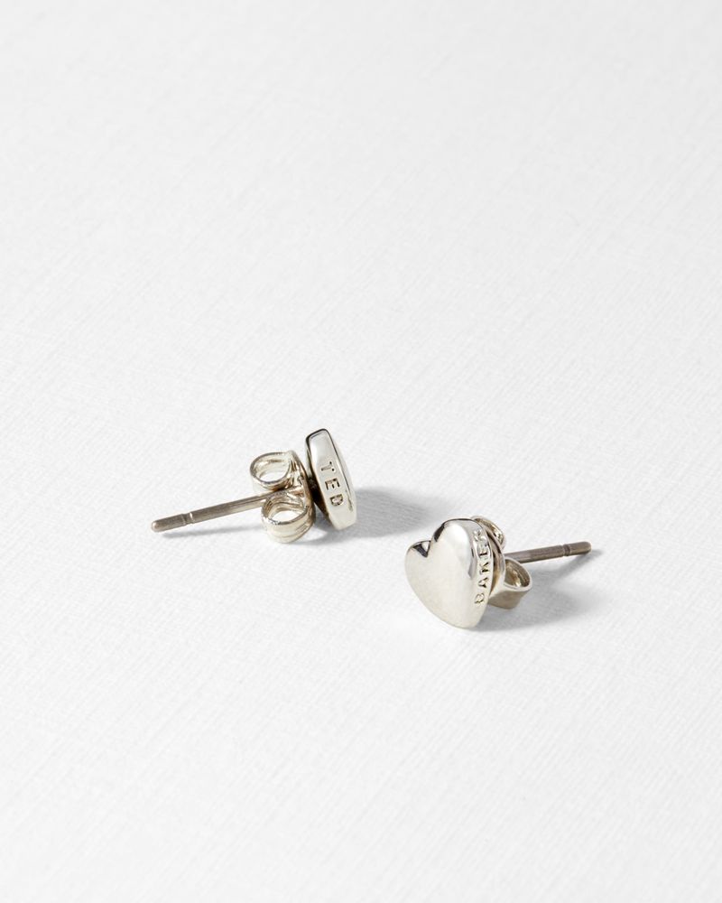 Ted Baker Harly Heart Stud Earrings Smycken Dam Silver | OIV-465829
