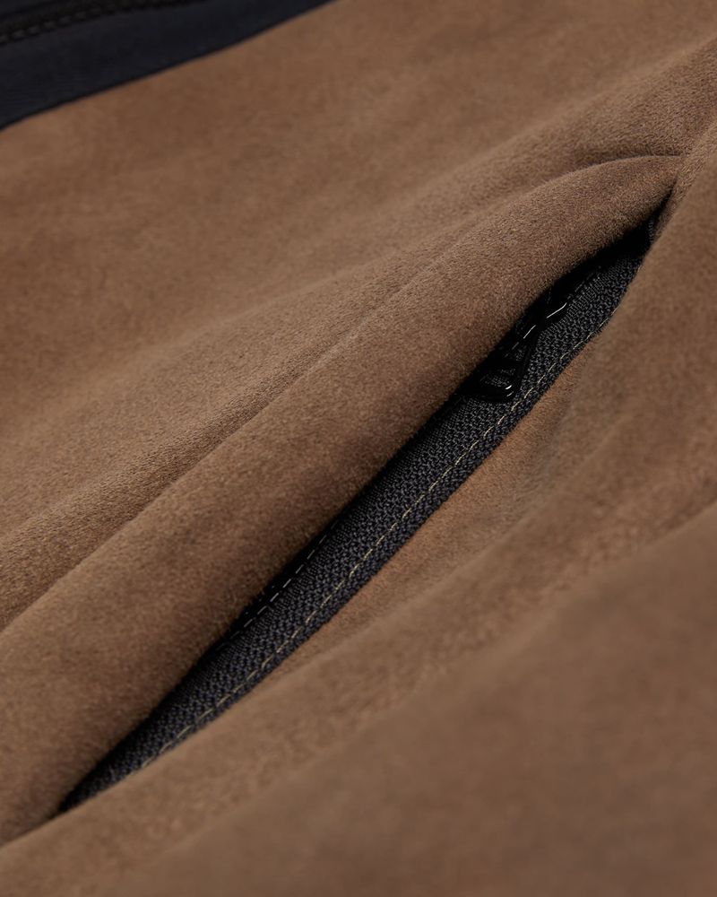 Ted Baker Haslam Shearling Parka Rockar Herr Bruna | ZUK-691758