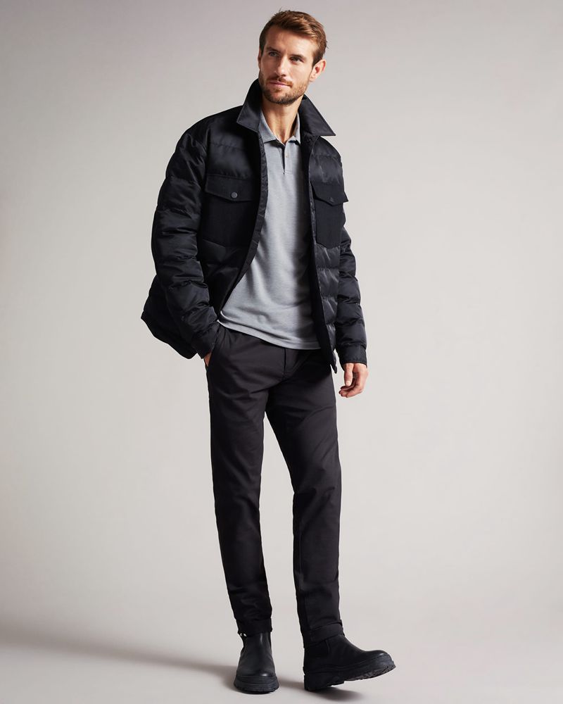 Ted Baker Hawka Ss Soft Touch Polo Blast Herr Marinblå | ETZ-195370