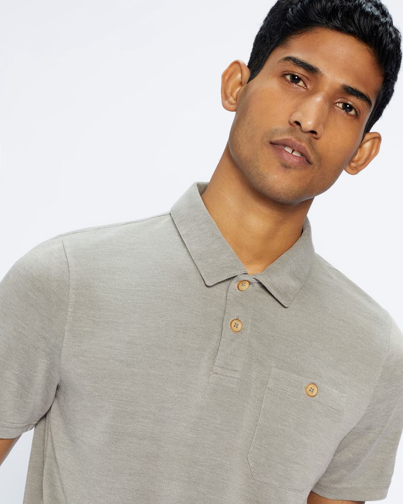 Ted Baker Hawka Ss Soft Touch Polo Blast Herr Gröna | KQM-065138