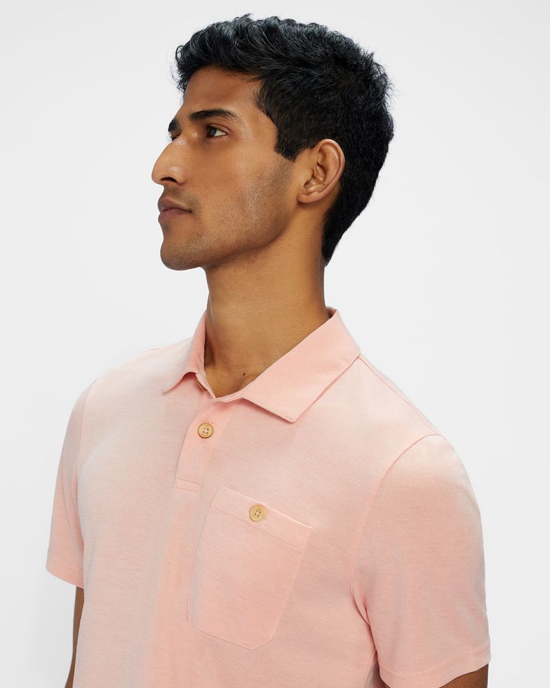 Ted Baker Hawka Ss Soft Touch Polo Blast Herr Orange | WHS-184927