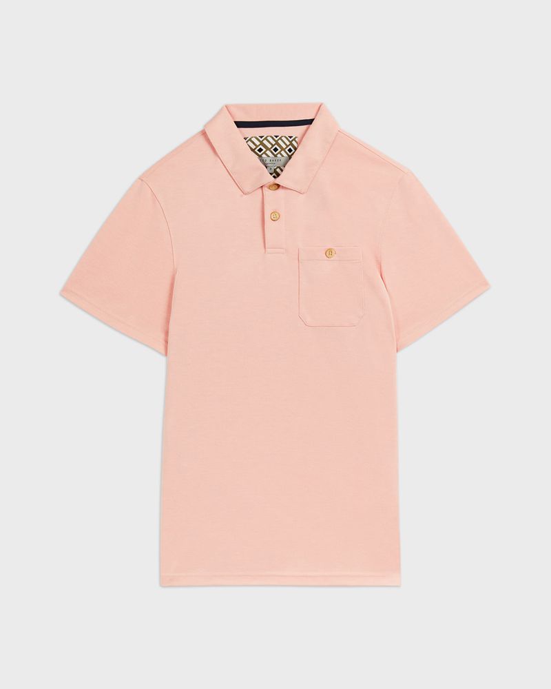 Ted Baker Hawka Ss Soft Touch Polo Blast Herr Orange | WHS-184927