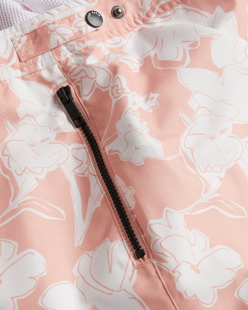 Ted Baker Haynee Large Floral Strandkläder Herr Rosa | TGH-639140