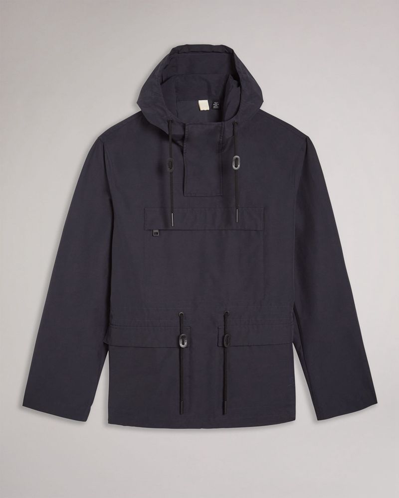 Ted Baker Hermon Overhead Jacka Herr Marinblå | CLH-169704