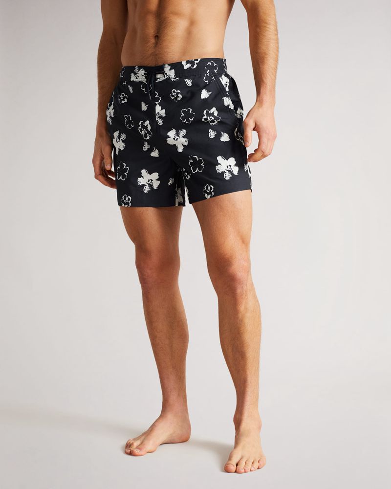 Ted Baker Hertfod Floral Badkläder Herr Marinblå | BNY-284506