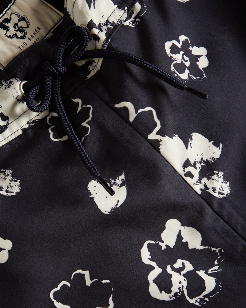 Ted Baker Hertfod Floral Badkläder Herr Marinblå | BNY-284506