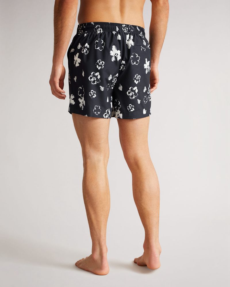 Ted Baker Hertfod Floral Badkläder Herr Marinblå | BNY-284506