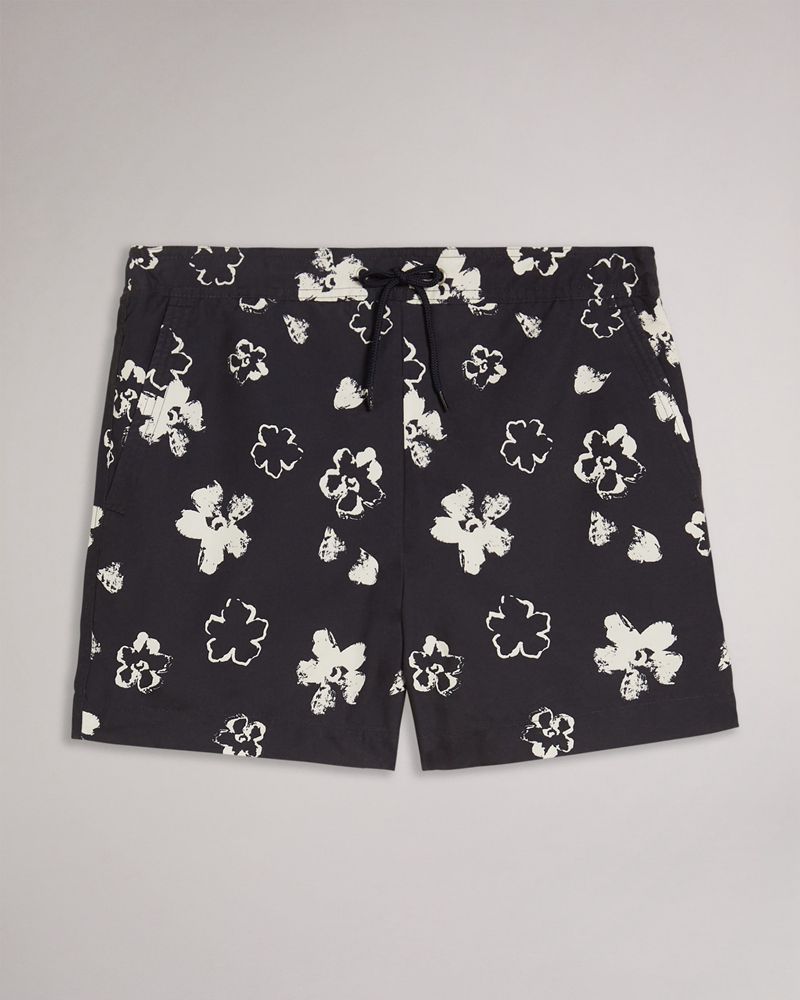 Ted Baker Hertfod Floral Badkläder Herr Marinblå | BNY-284506