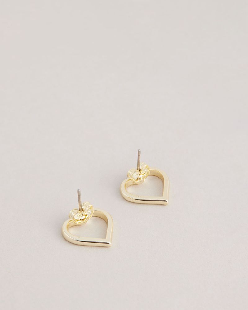 Ted Baker Hunti Chain Of Hearts Stud Earring Smycken Dam Guld | LDF-560142