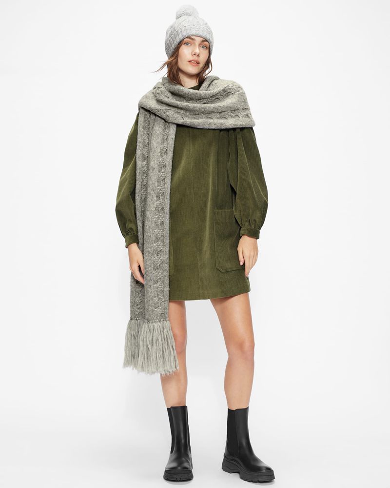 Ted Baker Iciey Tjock Cable Knitted Halsduk Dam Olika Färger | YNQ-601954