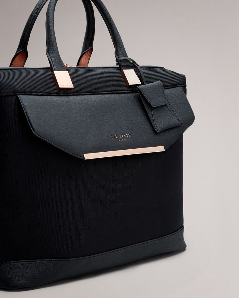 Ted Baker Immenyy Tbw5008 Softside Resväskor Dam Svarta | HXK-618945
